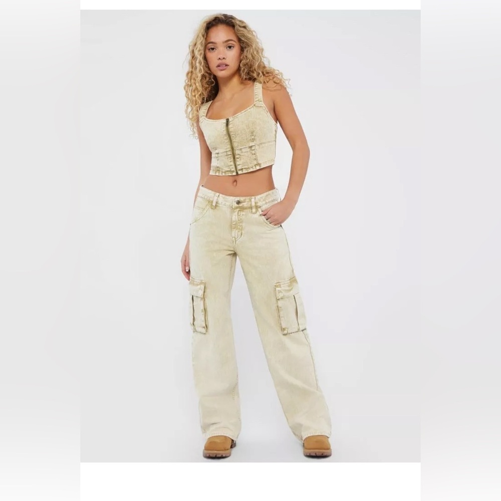 Guess Originals Aged Tan Cargo Pants